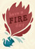 Arty Birthday Card - Have A Fire Day - Dragon - Fantasy created by URGHH Card Co.