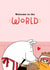 Cute New Baby Card - Moomin - Welcome To The World - Girl created by Moomin Characters