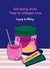 Funny Birthday Card - Collagen Shots created by Kasia Cards