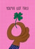 Classic Good Luck Card - You've Got This - Four Leaf Clover created by Kasia Cards