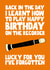Funny Birthday Card - Recorder created by Pickled Prints