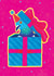 Cute Pink Pigeon Happy Birthday Card For Friend created by Bethany Evelyn