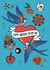 Tattoo Birthday Card, Alternative Style Birthday Card, Birthday Card for Him, created by Sinead McArdle