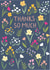 Pretty Thank You Card - Spring Flowers created by Pablo and Pickle Studio