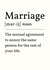Funny Wedding Card - Marriage Definition created by Sundiva Designs
