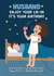 Funny Husband Birthday Card – Enjoy your Lie-In Hairdryer Joke created by @Cupsie's Creations
