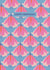Arty Birthday Card - Retro Fuschia Pattern created by Taya Cosgrove