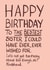 Funny Birthday Card - For Sister - Knobhead created by The Curious Pancake
