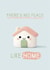 Cute New Home Card - No Place Like Home created by Giddy Kipper