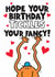 Cute Birthday Card - Mr. Men - Mr. Tickle - Hearts created by Mr. Men
