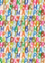 fun colourful happy birthday pattern created by Chloë Turner