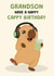 Cute Birthday Card — For Grandson — Capybara created by @Cupsie's Creations