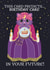 Funny Birthday Card – Fortune Teller Cat – Cake in Your Future created by @Cupsie's Creations
