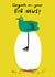 Cute New Baby Card - Big News - Bird - Egg created by Au Contraire