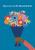 Classic Mother's Day Card - Blooming Best - Flowers created by Natalie Turnbull