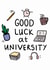 Classic Good Luck Card - University created by Studio Flafello LTD
