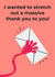 Funny Thank You Card - Stretchy Hand created by Stretch&Scribble