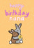 Cute nana birthday card created by Palette&Petal 