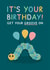 Cute Birthday Card - Caterpillar - Get Your Groove On created by Jeff and the Squirrel