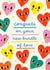 Cute New Baby Card - Bundle Of Love - Hearts created by AbiGoLucky