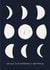 Funny Birthday Card - New Phase - Moons - Not Old created by Sweetlove Press
