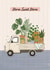 Classic New Home Card - Home Sweet Home - Plants created by Sweetlove Press