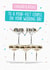 Cute Wedding Card - Congratulations To A Pour-Fect Couple - Champagne Glasses created by Quitting Hollywood