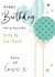 Classic Birthday Card - For Son In Law - Balloons created by Michelle Fiedler Design