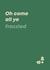 Funny Christmas Card - For Friends - Oh Come All Ye Frazzled created by Bev O'Connor || @oconnordesign