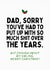 Funny Christmas Card for Dad - Enough About My Sibling created by Sundiva Designs