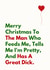 Funny Christmas Card for Him - To The Man created by Sundiva Designs