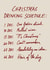 Funny Christmas Card For Friend - Drinking Schedule created by Ink Icons