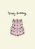 Classic Birthday Card - Cherry Cake - Bows created by Charlotte charlotteroyalart@outlook.com
