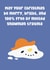 Funny Melted Snowman Christmas Card – Holiday Trauma created by Stretch&Scribble
