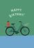Classic Birthday Card - Bike - Cycling created by martha and hepsie ltd