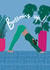 Classic Birthday Card - Yoga - Bottoms Up created by martha and hepsie ltd