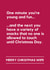 Funny Christmas Card for Wife – Christmas Snacks & Treats created by Lemonade Insight
