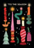 Arty Christmas Card - 'Tis the Season - Candles created by Emily Nash Illustration