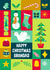 Geometric Pattern Colourful Christmas Card for Grandad created by Hannah Jayne Lewin