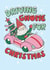 Cute Gnome Pun - Driving Home For Christmas created by Katie Ruby Illustration