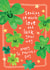 Cute Saint Patrick's Day Card - Clover Stars - Sending So Much Luck created by Bow & Bell