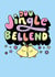 Funny Rude Christmas Card You Jingle Bellend For Friend created by Katie Ruby Illustration