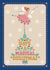 Have a Magical Christmas, pretty folk art style Sugarplum Fairy created by Ally Marie Illustration