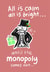 Christmas Monopoly card created by Palette&Petal 