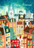 Classic Christmas Card – London Winter Cityscape - Festive Scene created by Caroline Bonne Müller