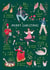 Fun Christmas Card – 12 Days of Christmas with Festive Birds & Characters created by Caroline Bonne Müller