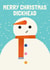 Funny Snowman Christmas Card created by Aussie Studios