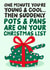 Funny Christmas Card - One Minute You're Young & Cool - Pots And Pans On Your Christmas List created by Studio Doodles