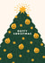 Cute Christmas Card - Smiley Faces - Baubles created by Jess Shah