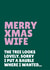 Funny Christmas Card - For Wife - Sorry I Put A Bauble Where I Wanted created by Blush & Blossom 